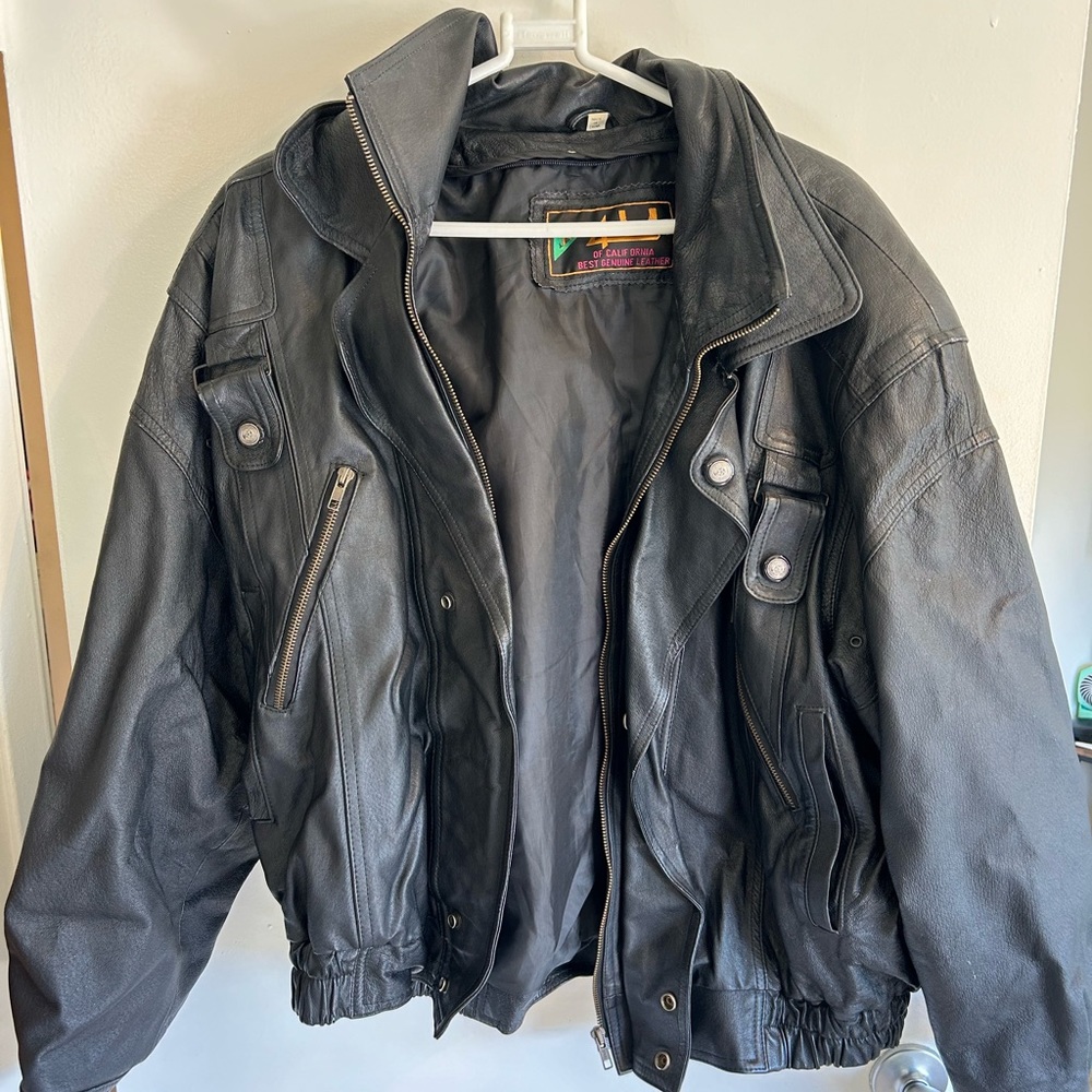 Vintage leather jacket